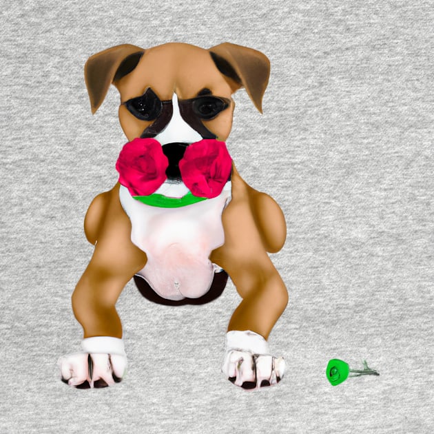 Cute Boxer Drawing by Play Zoo